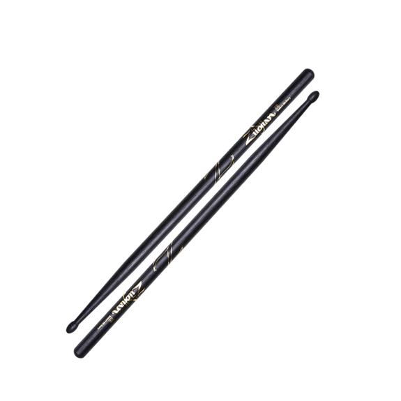 Zildjian 5B Wood Tip Hickory Drumsticks, Black by Coast Music