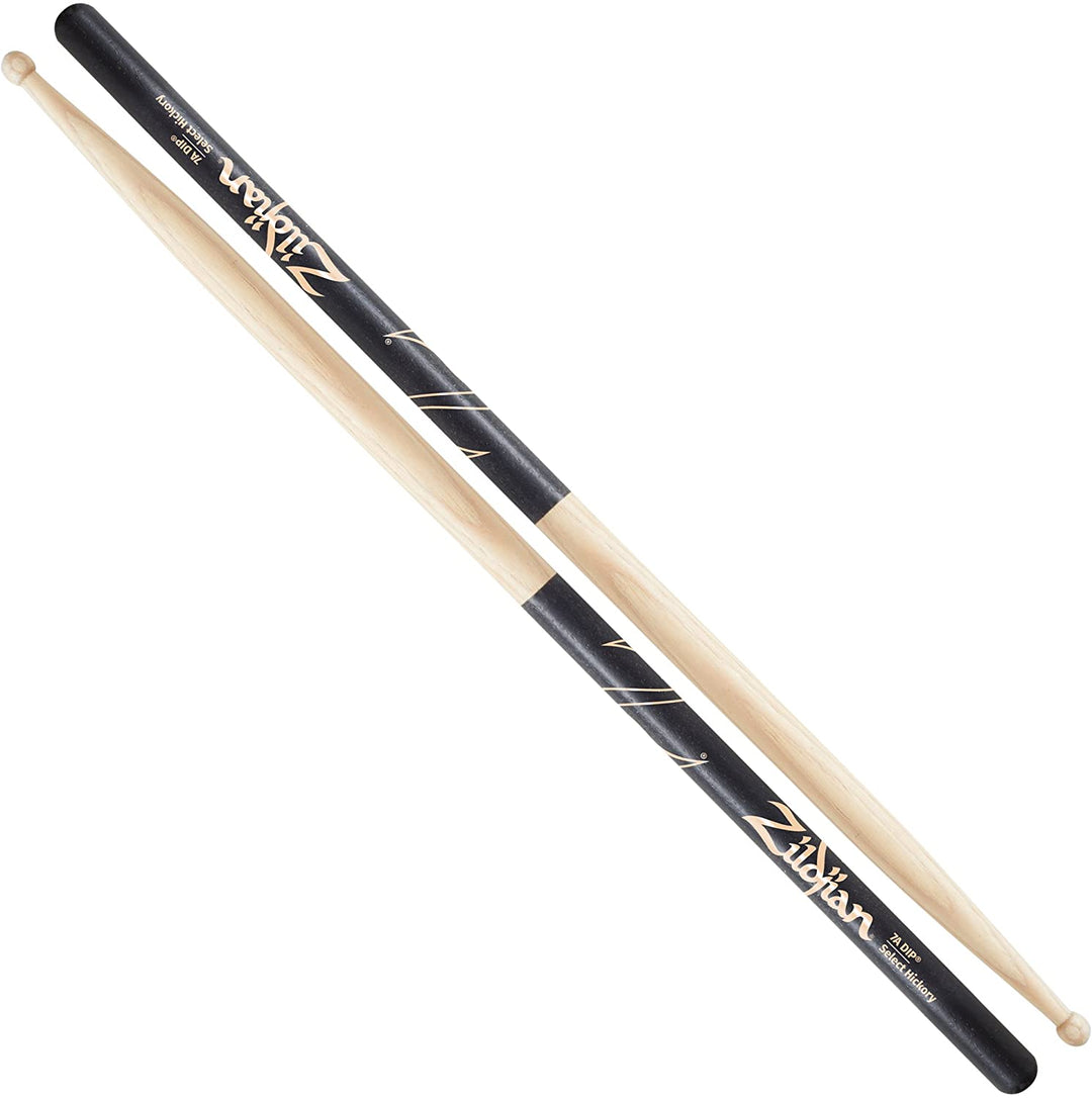 Zildjian 7A Black DIP Drumsticks by Coast Music