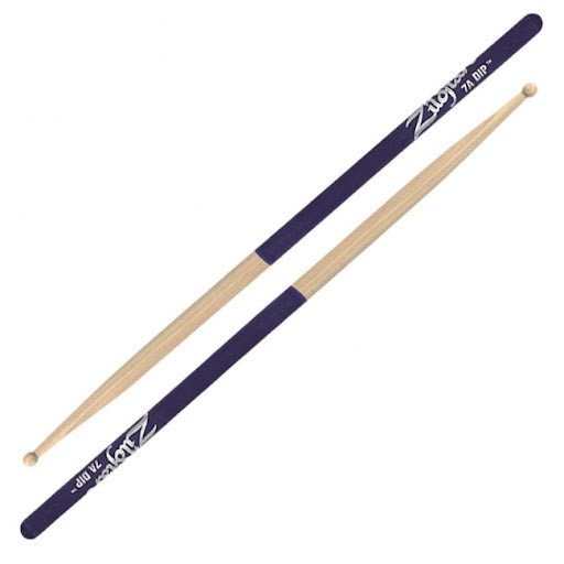 Zildjian 7A Purple DIP Drumsticks by Coast Music