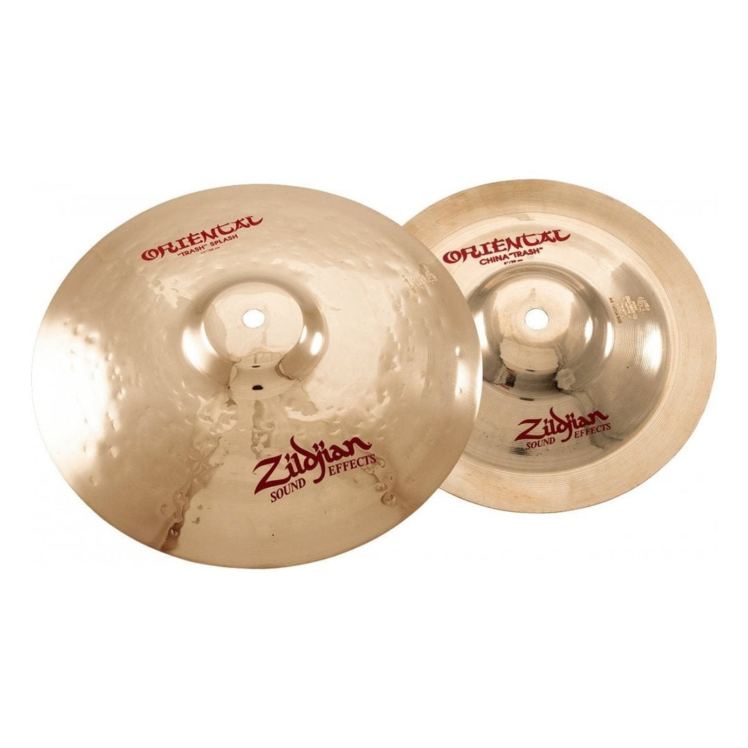 Zildjian FX Stacks 11" Oriental Trash Splash over 8" Oriental China Trash by Coast Music